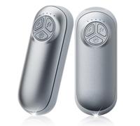 Chauffe Main Rechargeable 2 en 1 Double Face,6000mAh Chauffe-Main Reutilisable USB，Magnétique Chaufferette 5 Niveaux de Chauffe, Idéal pour Voyages,Activités de Plein Air et Cadeaux de Noë