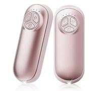 Chauffe Main Rechargeable 2 en 1 Double Face,6000mAh Chauffe-Main Reutilisable USB,Magnétique Chaufferette 5 Niveaux de Chauffe, Idéal pour Voyages,Activités de Plein Air et Cadeaux de Noë