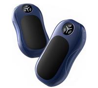 Chauffe Main Rechargeable 3000mAh*2 Packs, 3 Réglages de Chaleur Chaufferette Main Électrique Magnétique pour Raynauds et la Randonnée, Sports de Plein air, Chasse, Golf, Camping, Cadeau Chaud(Blue)
