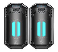 Chauffe Main Rechargeable 6000mAh OUTJUT Chaufferette Main Reutilisable 2 en 1, Câble de Charge USB, Idéal pour Le Camping et Le Ski, Cadeau Chaleureux pour Adultes et Enfants Cadeau de Noël(Noir)