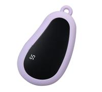 Chauffe Main Rechargeable, Chaufferette Main Électrique Portable, Power Bank USB-C 2 in 1 Hand Warmer Reutilisable, 5 Niveaux Chauffage De Poche, Connectable Au Téléphone Mobile, Extérieur