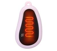 Chauffe Main Rechargeable, Chaufferette Main Électrique Portable, Power Bank USB-C 2 in 1 Hand Warmer Reutilisable, 5 Niveaux Chauffage De Poche, Connectable Au Téléphone Mobile, Extérieur