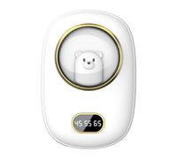 Chauffe Main Rechargeable, Chaufferette Main Électrique Reutilisable avec Batterie 10000 MAh, Chauffe-Mains Rechargeables Chaufferette Main USB Électriques De Poche/Banque D'énergie Cadeaux d'hiver