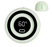 Chauffe-Mains -1500 MAh Électrique À 3 Températures avec Affichage Numérique | Support De Téléphone Veilleuse Rechargeable pour Femmes Et, Camping d'hiver, Pêche, Plein Air, Maison, Bureau, Ba