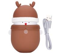 Chauffe-mains 2 en 1 avec batterie externe rechargeable USB 6000 mAh et deux niveaux de température, idéal pour les trajets hivernaux. Un cadeau