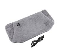 Chauffe-mains 2 en 1 et ceinture chauffante électrique, coussin chauffant avec poches for les mains, ceinture abdominale chauffante et coussin chauffant for masseur de dos(Gray)