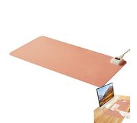 Chauffe-mains à coussin chauffant, coussin chauffant de bureau | Coussinets pour bureau en cuir PU,Coussin avec arrêt automatique de 3 heures, chauffe-coussin pour clavier d'ordinateur et ma
