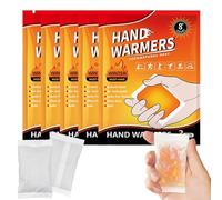 Chauffe-Mains activés par l’air, Chaufferettes Main Hand Warmer, Réutilisables, Chaufferettes jetables pour Gants et Poches, Hiver, Ski et activités en Plein air, Utilisation immédiate, 5 Paires