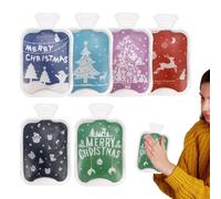 Chauffe-mains de Noël, sac d'eau chaude de dessin animé | Chauffe-mains de dessin animé | Accessoire d'hiver au design de dessin animé mignon pour activités de plein air, maison, voyage, scu