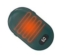 Chauffe-mains De Poche De Camping - Chauffage Électrique 10 Cm, Batterie 2400 MAh, Chauffe-mains Portable 2 En 1 | Fournitures D'extérieur Par Temps Froid Pour La Randonnée, La Pêche, Le Golf, Le Ski,