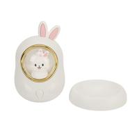 Chauffe-mains de Poche Léger à 2 Niveaux de Chauffage, Motif Lapin, Température Réglable, avec Sangle de Cou pour le Camping en Plein Air