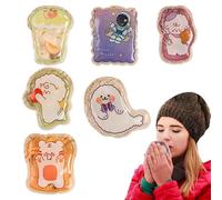 Chauffe-Mains de Poche, Main Chaude Portable | Chauffe-Mains réutilisables,Chauffe-Mains, Chauffage Rapide avec 6 Dessins animés différents pour Femmes et Hommes