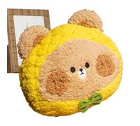 Chauffe-mains de poche, manchons d'oreiller chauffants pour mains, chauffe-mains avec cache-oreilles d'ours - Oreiller d'animaux de dessin animé, chauffage par temps froid pour enfants