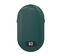Chauffe-mains De Poche - Outil D'hiver Portable 2 En 1 À Chauffage Rapide, Chauffage Électrique Compact | Équipement D'étude Rechargeable 10,2x6x2,5 Cm - Pour Le Camping Par Temps Froid, La Randonnée,