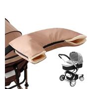 Chauffe-mains de poussette, manchons pour poussette, gants avec intérieur en polaire, manchon de poussette respirant, imperméable à l'eau, coupe-vent, taille universelle pour Bu ggy, remorque de vélo