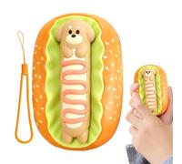 Chauffe-mains électrique | Batterie externe à 3 niveaux 2000 mAh avec design de caricature | en forme de hot dog - pour déplacements, école, maison