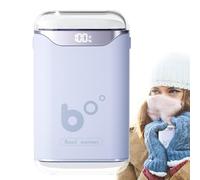 Chauffe-mains électrique, chauffe-mains portable - Chauffe-mains électrique de poche | Chauffe-mains avec écran numérique LED rechargeable de chauffage long de 3000 mAh