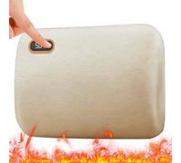 Chauffe-mains électrique - Coussin rechargeable USB 24 x 28 x 2 cm, 3 niveaux de température réglables, coussin chauffant en peluche douce, chauffe-mains portable | Coussins chauffant réutilisable