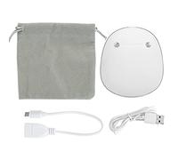 Chauffe - Mains Électrique Portable, Mini Taille 7,5x7x3,5cm, Batterie 4000mAh, Blanc - Recharge USB, Anti - Explosion, Usage Bureau et Maison (Blanche)