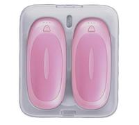 Chauffe-mains électrique rose avec mallette de chargement - Chaufferette de poche avec 3 niveaux de chaleur