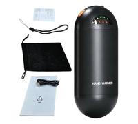 Chauffe-mains électriques 2 en 1 Batterie Nomade Réutilisable Sûre | Chauffe-Mains Électroniques Rechargeables Par Temps Froid Camping Randonnée Pêche Ski Chasse Maison Hommes