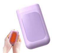 Chauffe-mains électriques - Silicone 9,5 x 5,5 x 3 cm 6 000 mAh | Mini chauffage | poche chaude | chauffage portable rechargeable pour sport, camping, randonnée, voyage et bureau