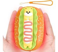 Chauffe-mains électronique 3 niveaux 2 000 mAh Chauffage rapide Appareil de chaleur pour mains en forme de hot dog | Pour école, maison, chambre, bureau