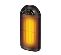 Chauffe-Mains Électronique - Batterie Externe Chauffe-Mains 5000mAh avec Éclairage - Portable 3 Niveaux de Température pour Sports d'hiver Randonnée et Marche