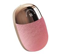 Chauffe-mains en peluche rechargeable avec réglage de la chaleur réglable Chauffe-mains confortable pour étudiant en hiver