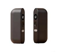 Chauffe-mains magnétique à ventouse 3000 mAh avec design divisé et chauffage double face, léger et portable pour une protection pratique des mains (noir)