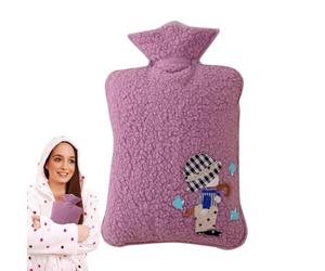 Chauffe-mains : pack de thérapie thermique réutilisable, chaud, portable, support confortable isolé, bouteille d'eau résistante aux températures élevées | Bouclier thermique à main pour climat