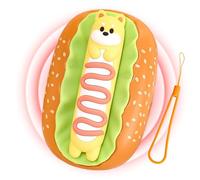 Chauffe-mains portable - Chauffage de poche à 3 niveaux 2000 mAh Chauffage rapide en forme de hot-dog, construction en silicone ABS PVC, batterie au lithium rechargeable, appareil compact pour les