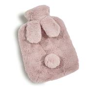 Chauffe-mains portable en peluche douce, idéal for soulager les crampes menstruelles et les douleurs au cou et aux épaules.(Pink-500ml)