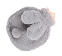 Chauffe-mains portable en peluche douce, idéal for soulager les crampes menstruelles et les douleurs au cou et aux épaules.(Gray-1200ml)