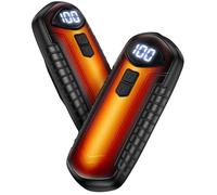 Chauffe-mains rechargeable 20h, 2×3000mAh, 5 niveaux, affichage numérique, chauffe rapide 0,5s, ergonomique, cadeau hiver