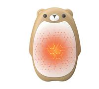 Chauffe-mains rechargeable avec thermostat à 3 températures | Chauffe-mains portable électrique pour enfants, adultes, extérieur, camping, randonnée, pêche, chasse, hiver, maison