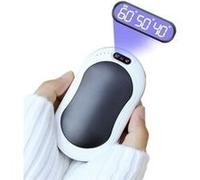 Chauffe mains rechargeable batterie pour microsoft surface pro x smartphone 5200mah usb chaufferette lumiere electrique