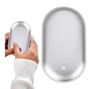 Chauffe Mains Rechargeable, Chauffe Mains Électrique Power Bank, Chauffe Mains Poche avec Veilleuse, Affichage Numérique, Appareil Chauffant Portable, pour Travailler Sortir