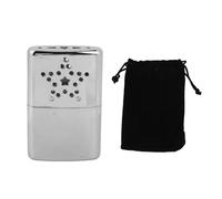 Chauffe-Mains Rechargeable en 12 Heures, Chauffe-Poche à Combustion de Carburant en Aluminium, Chauffage Rapide pour Les activités de Plein air et d'hiver, Camping, randonnée