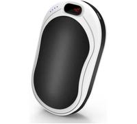 Chauffe-mains Rechargeable USB - AMOUNE - Noir - 10000 mAh - 3 modes de chauffage