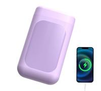 Chauffe-Mains Rechargeables,6000mAh 3 Niveaux de Temperature Reglable Compact pour Hiver,Appareil de Chauffage Électrique pour Travail Études Voyage | pour Activites Extérieures Navette Quotidienne et