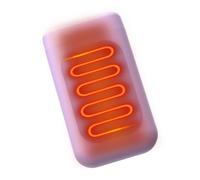 Chauffe-mains rechargeables : chauffage électrique de 6000 mAh, température à 3 niveaux, outil de poche à chaleur rapide, chauffage magnétique portable | Dispositif de chauffage In