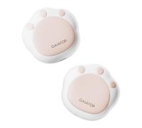 Chauffe-Mains Rechargeables Gaiatop, Lot de 2, Motif Pattes de Chat, 3 Niveaux, magnétiques, de Poche, réutilisables, Portables, pour Les Amoureux des Chats