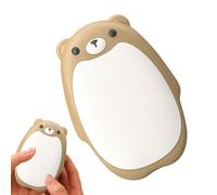 Chauffe-mains Rechargeables - Ours De Dessin Animé 4000 MAh, Chauffage De Poche Électrique Portable, Support Réglable À 3 Vitesses | Voyage De Chasse À La Pêche, Activité Hivernale Dans La Cour, Espac