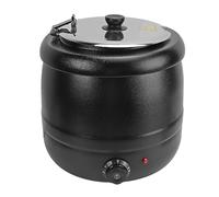 Chauffe-marmite électrique 10 L avec Marmite Amovible, Marmite Intérieure en Acier Inoxydable, Chauffe-marmite à Isolation Thermique pour Restaurants et Buffets (Prise UE 220 V)