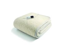 Chauffe Matelas - Chauffant Confort Surmatelas Chauffant - Imetec - 1 Place 100% Laine Et Mérinos, 150 X 80 Cm - Chauffage Rapide-6 Températures -Température Con