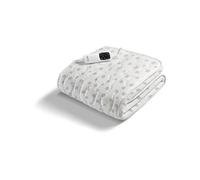 Chauffe Matelas - Chauffant Confort Surmatelas Chauffant - Imetec - 1 Place Adapto, 150x80cm - 6 Températures - 100% Coton Chauffage Rapide - Température Constant