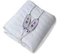 Pekatherm Surmatelas chauffant U210DF 2 places 150x160 cm 100% coton 2x150 W Blanc