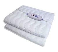 Surmatelas chauffant électrique individuel | 150 x 80 cm | 4 Niveaux de température | Chauffe-matelas 100% Coton | Chauffe-lit électrique couvre matelas Haute Performance | Pekatherm U110DF