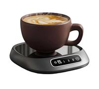 Chauffe-Mug À Café,Écran Tactile pour Chauffage des Boissons,Chauffe-Mug Électrique En Céramique Et Verre Pour Bureau | Pour Thé au Lait Chocolat Chaud Cuisine Chambre Salle d'étude Table à Manger Cam